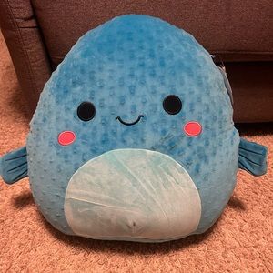 Refalo the Blue Pufferfish 16” Squishmallow